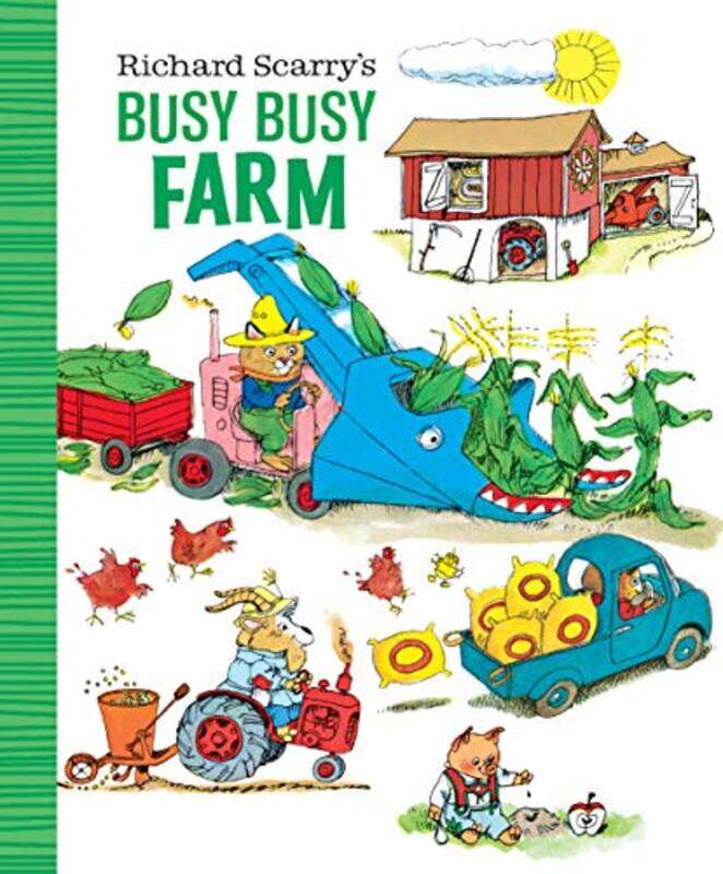 

R Scarrys Busy Busy Farm By Board - Hardcover