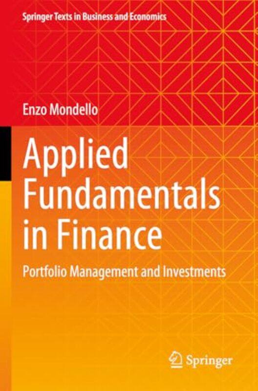 

Applied Fundamentals in Finance by Enzo Mondello -Paperback