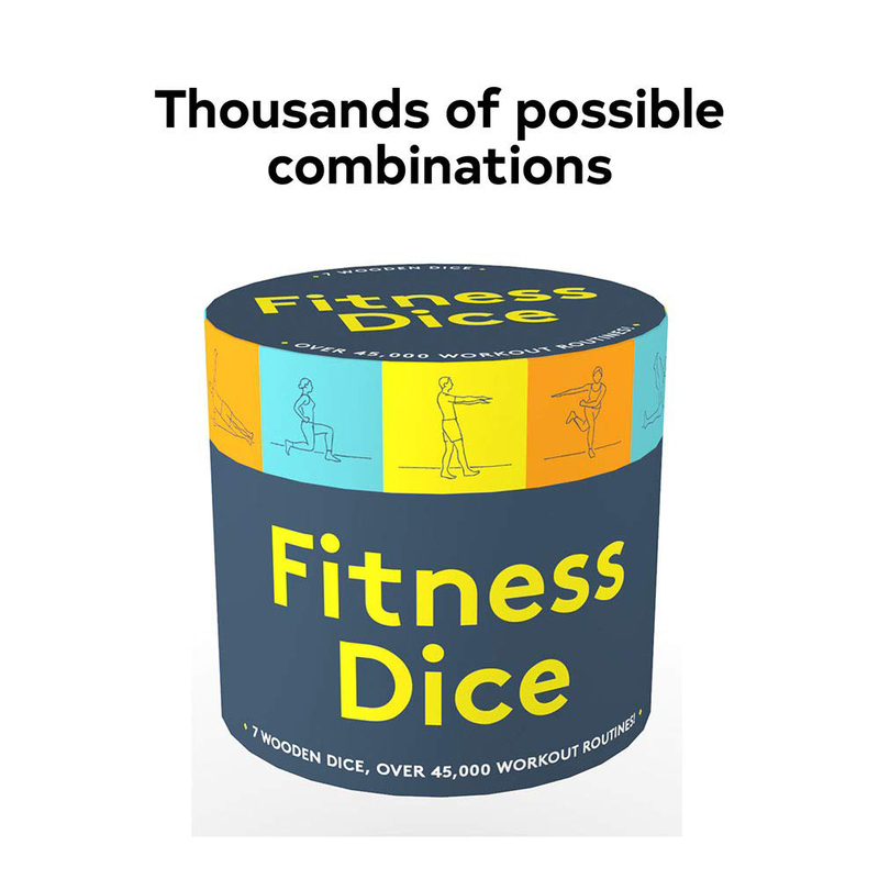 Fitness Dice, Novelty Book, By: Chronicle Books