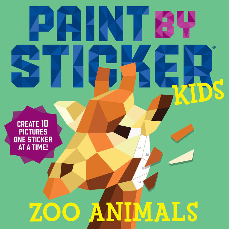 

Paint by Sticker Kids: Zoo Animals, Paperback Book, By: Workman