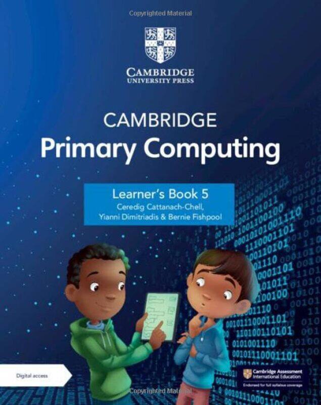 

Cambridge Primary Computing Learners Book 5 With Digital Access 1 Year By Bernie Paperback