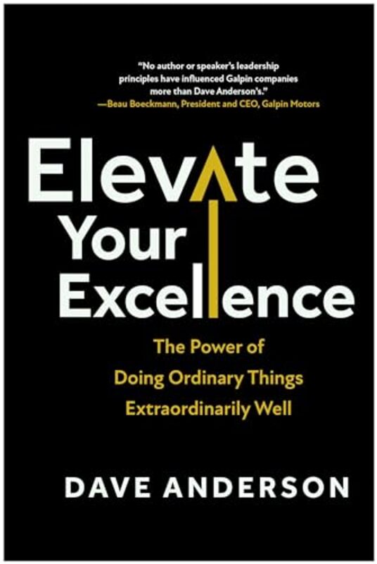 

Elevate Your Excellence By Anderson Dave - Hardcover