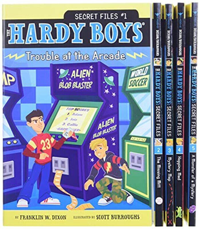 

The Hardy Boys Secret Files Collection, Books 1-5: Trouble at the Arcade; The Missing Mitt; Mystery , Paperback by Dixon, Franklin W