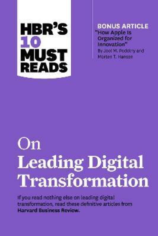 

HBR's 10 Must Reads on Leading Digital Transformation (with bonus article "How Apple Is Organized.paperback,By :