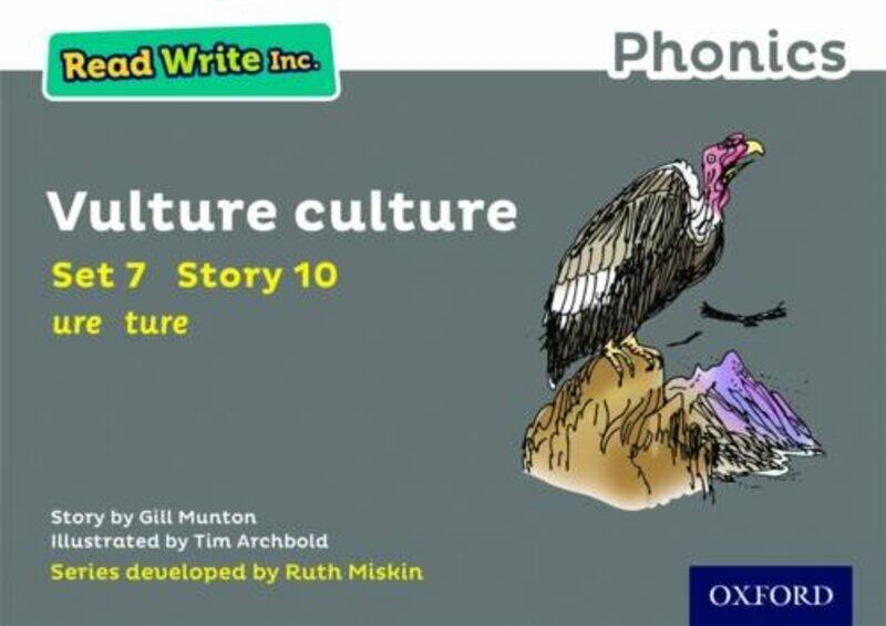 

Read Write Inc Phonics Vulture Culture Grey Set 7 Storybook 10 by Roger Chesneau-Paperback