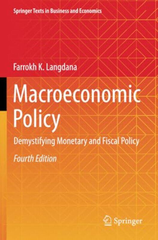 

Macroeconomic Policy by Farrokh K Langdana-Paperback