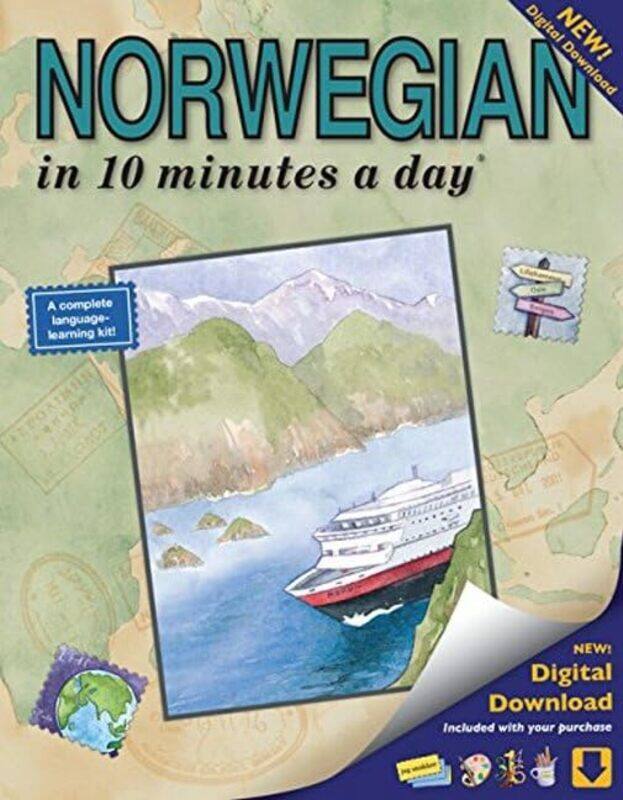 

NORWEGIAN in 10 minutes a day by Kristine, MA Kershul-Paperback