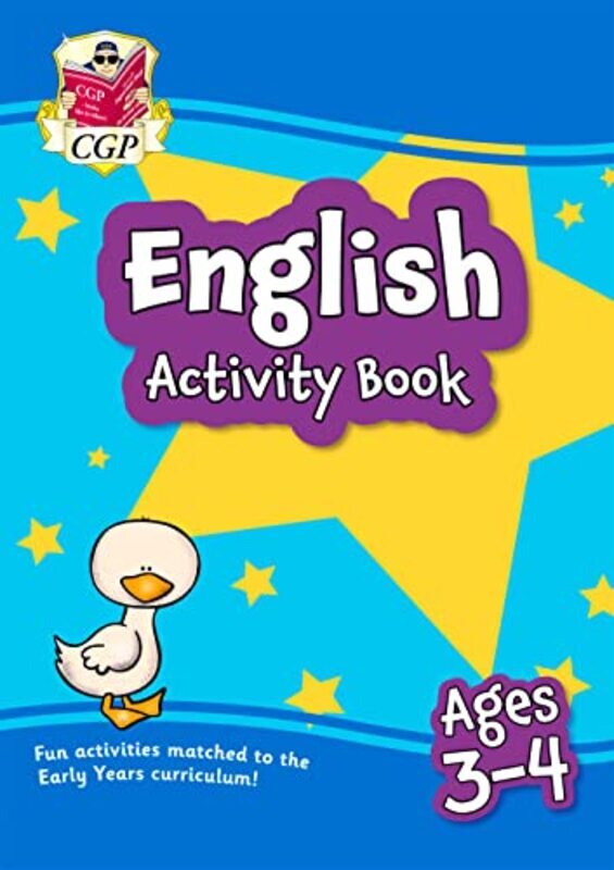 English Activity Book For Ages 34 Preschool by CGP Books - CGP Books -Paperback