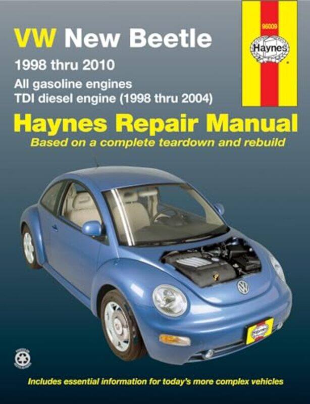 

Volkswagen VW New Beetle 18 and 20L petrol 19982010 and 19L TDI diesel 19982004 Haynes Repair Manual USA by Haynes Publishing-Paperback