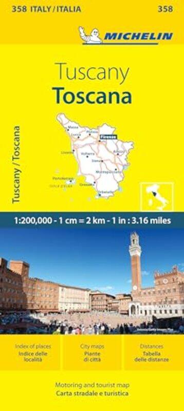 

Toscana - Michelin Local Map 358 by Michelin -Other Book Format