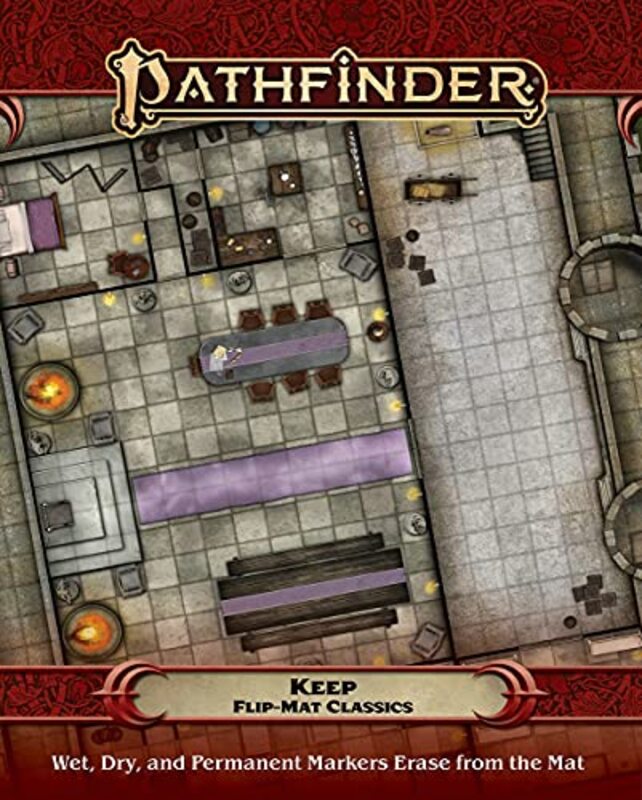 Pathfinder Flip-Mat Classics: Keep , Paperback by Corey Macourek