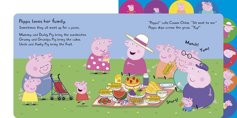 Peppa Pig: Peppa and Family: Tabbed Board Book, Board Book, By: Peppa Pig