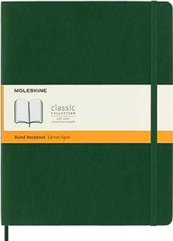 

Moleskine Notebook Extra Large Ruled Myrtle Green Soft Cover 75 X 975 By Moleskine - Paperback