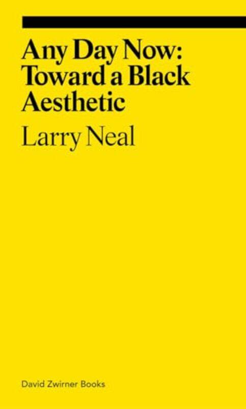 

Any Day Now: Toward a Black Aesthetic by Larry Neal -Paperback