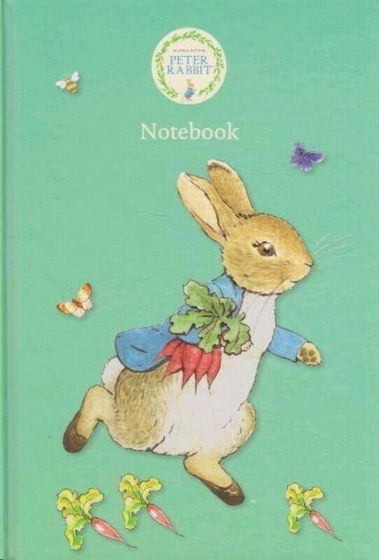 A5 CASED NOTEBOOK - PETER RABBIT BLUE, By: Robert Frederick