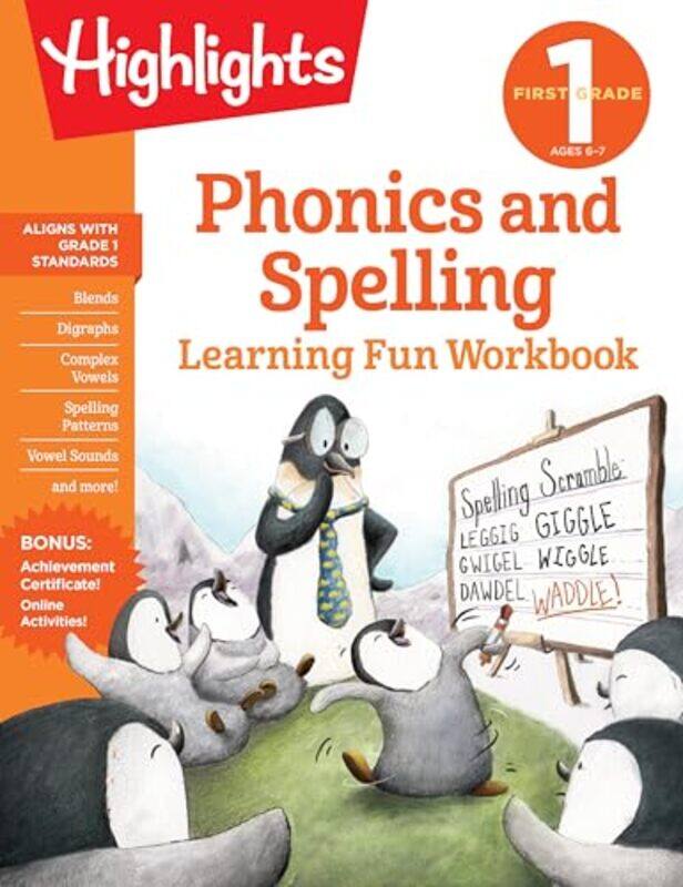 

First Grade Phonics And Spelling By Gr1 - Paperback