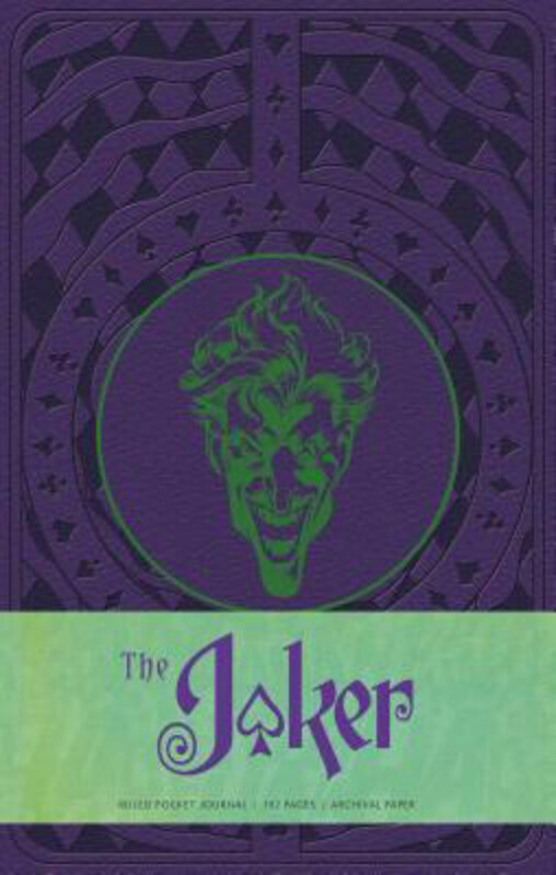 

The Joker Ruled Pocket Journal, Hardcover Book, By: Matthew K. Manning