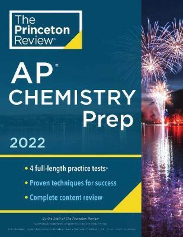 

Princeton Review AP Chemistry Prep, 2022, Paperback Book, By: Princeton Review