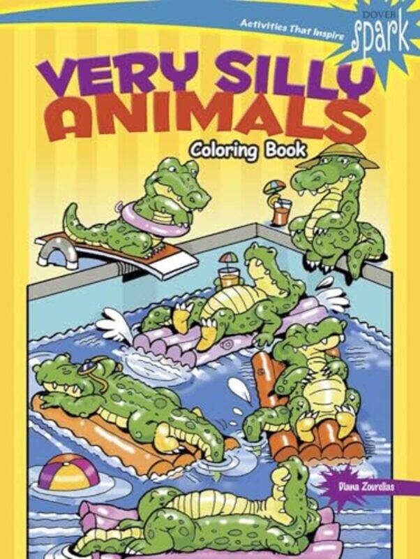 

Spark Very Silly Animals Coloring Book by Diana Zourelias-Paperback