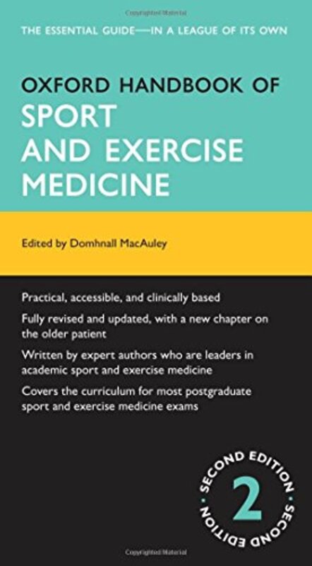 Oxford Handbook Of Sport And Exercise Medicine By Macauley, Domhnall (Specialist In Sport And Exercise Medicine And Visiting Professor, University Of Paperback