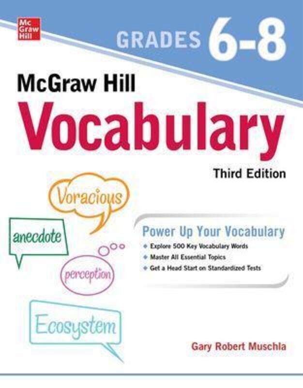 

McGraw Hill Vocabulary Grades 6-8, Third Edition.paperback,By :Muschla, Gary