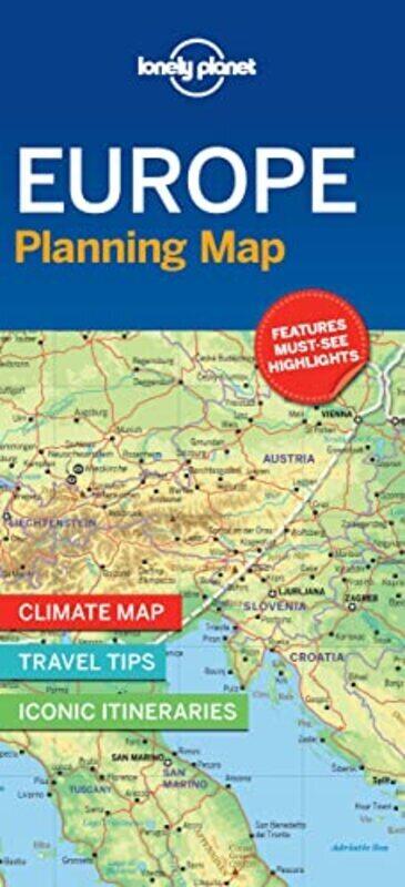 

Lonely Planet Europe Planning Map,Paperback by Lonely Planet