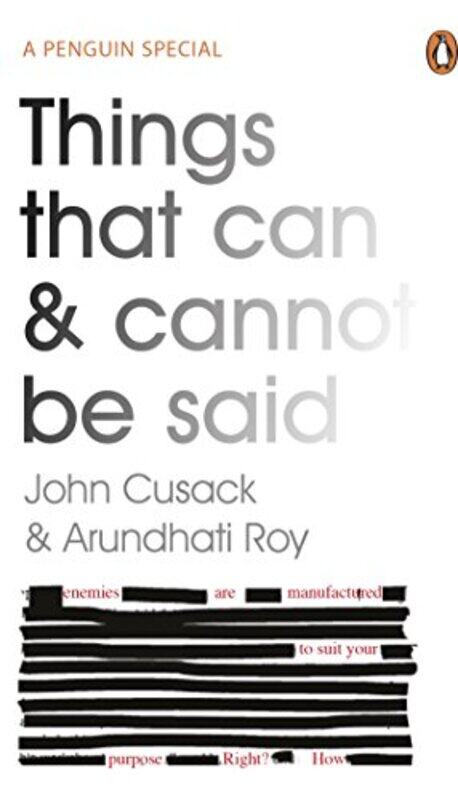 

Things That Can And Cannot Be Said by John CusackArundhati Roy-Paperback