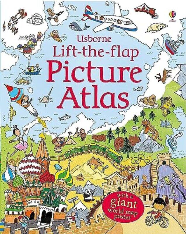 

Lift the Flap Atlas Paperback by Alex Frith