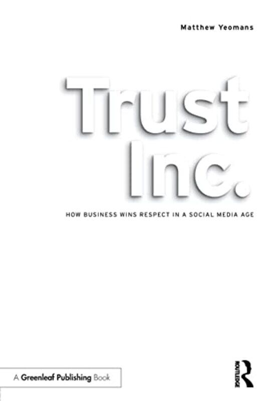 

Trust Inc by Matthew Yeomans-Paperback