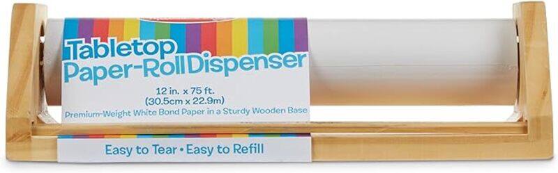 

Tabletop Paper Roll Dispenser by Melissa & Doug-Paperback