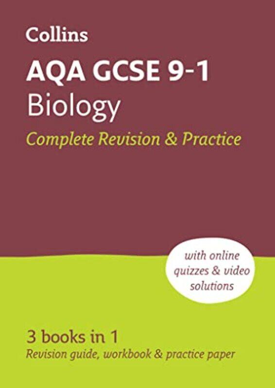 

Aqa Gcse 9-1 Biology All-In-One Complete Revision And Practice: Ideal For The 2024 And 2025 Exams (C By Collins Gcse Paperback