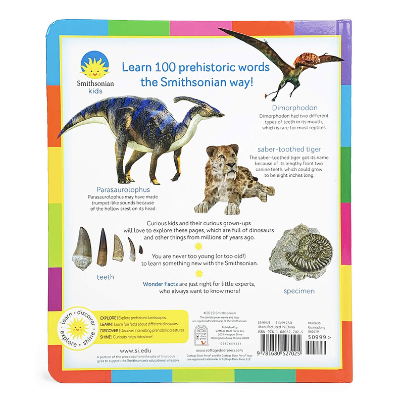 100 Dinosaur and Prehistoric Words to Know, Board Book, By: Scarlett Wing