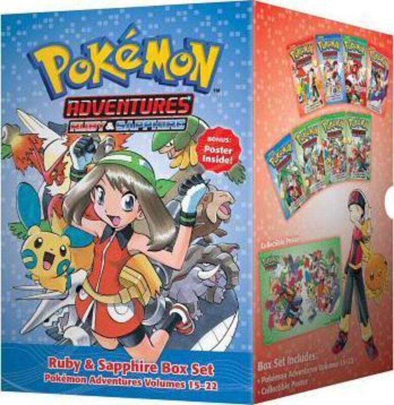 

Pokemon Adventures Ruby & Sapphire Box Set: Includes Volumes 15-22, Paperback Book, By: Hidenori Kusaka