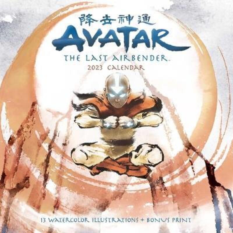 

Avatar: The Last Airbender 2023 Collector's Edition Wall Calendar: 13 Watercolor Illustrations + Bon,Paperback, By:Nickelodeon Nickelodeon