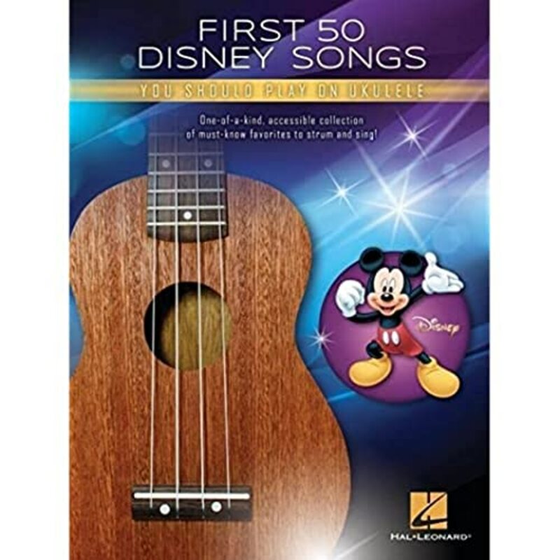 First 50 Disney Songs You Should Play On Ukulele By Hal Leonard Corp Paperback