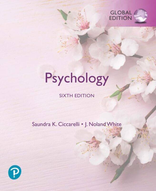 

Psychology Global Edition by Saundra CiccarelliJ White-Paperback