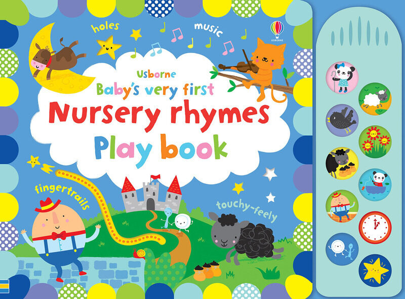 

Baby's Very First Nursery Rhymes Playbook, Board Book, By: Fiona Watt and Stella Baggott