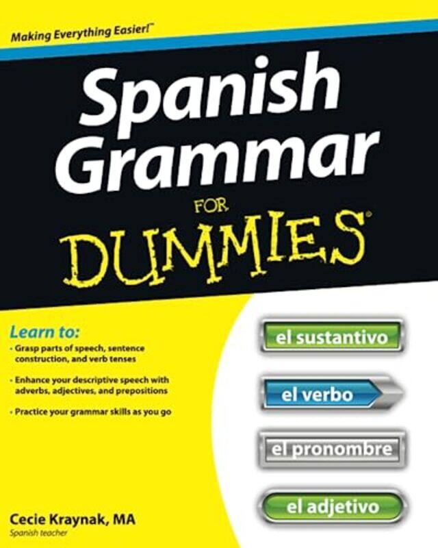 

Spanish Grammar For Dummies by Kraynak, Cecie - Paperback