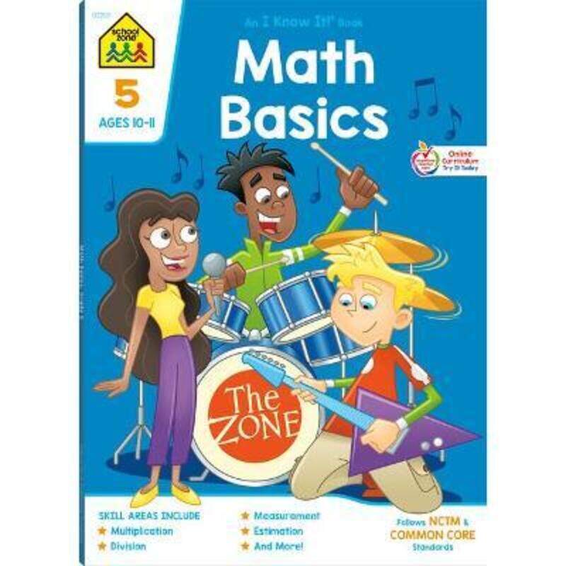 

Math Basics 5 Deluxe Edition Workbook,Paperback,BySchool Zone Publishing