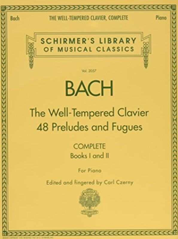 

Bach The Well Tempered Clavier 48 Prelu By Piano - Paperback