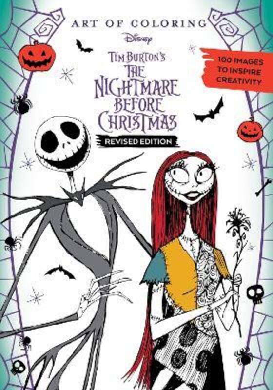 Art of Coloring: Disney Tim Burton's The Nightmare Before Christmas,Paperback, By:Disney Books