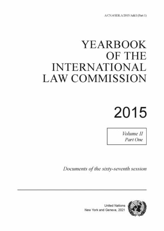 Yearbook of the International Law Commission 2015-Paperback