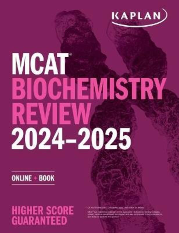 

MCAT Biochemistry Review 2024-2025,Paperback, By:Kaplan Test Prep