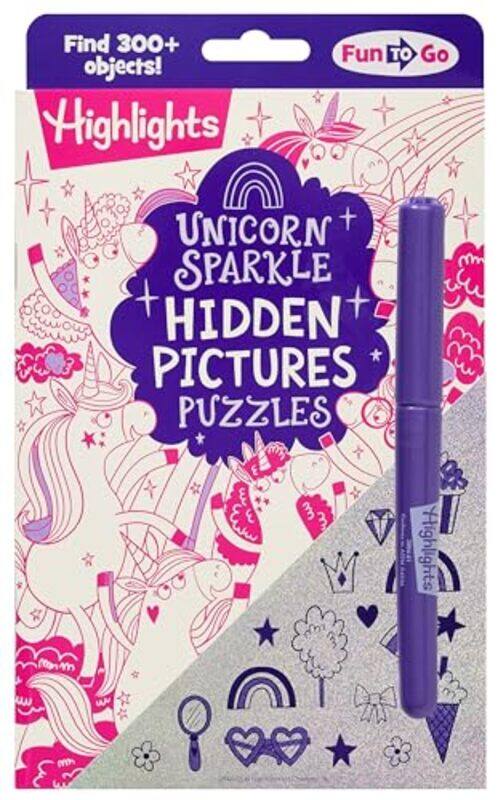 

Unicorn Sparkle Hidden Pictures Puzzles By Highlights - Paperback