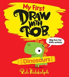 My First Draw With Rob Dinosaurs by Rob Biddulph-Paperback