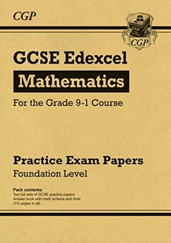 

Gcse Maths Edexcel Practice Papers: Foundation By Cgp Books - Cgp Books Paperback