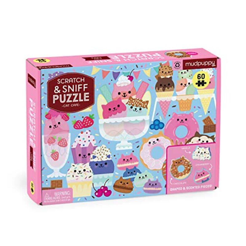 

Cat Cafe 60 Piece Scratch And Sniff Puzzle By Uno Kat - Hardcover