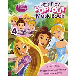 Disney Princess Let's Play Pop-Out Mask Book, Paperback Book, By: DISNEY