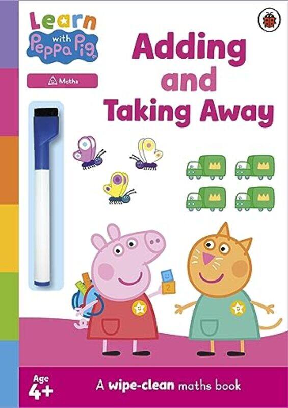 

Learn with Peppa Adding and Taking Away wipeclean activity book by Peppa Pig-Paperback