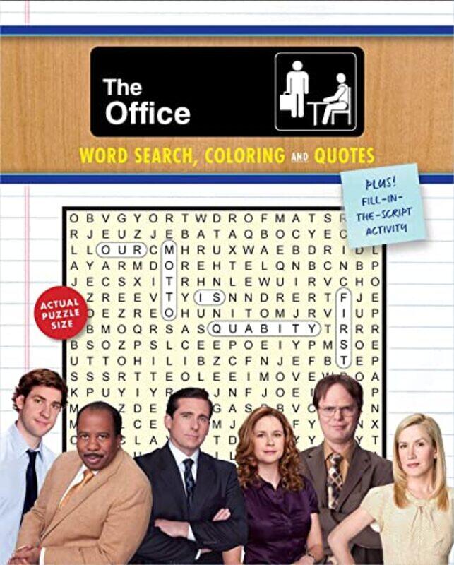 

Office Word Search Coloring And Quotes By Editors Of Thunder Bay Press - Paperback
